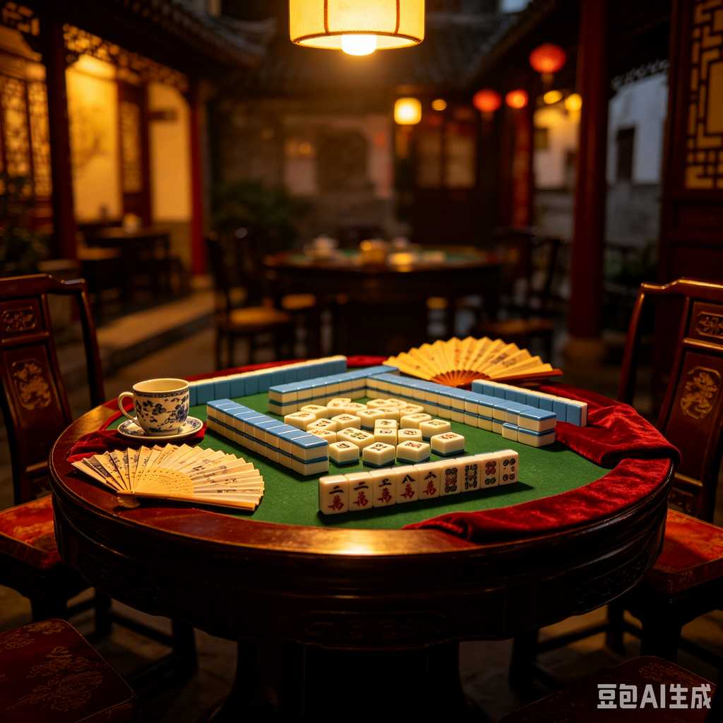 mahjong set with storage case